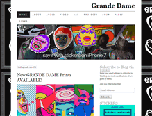 Tablet Screenshot of grandedame.co.uk